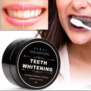 🎁❤️100% Natural Organic Charcoal Teeth Whitening